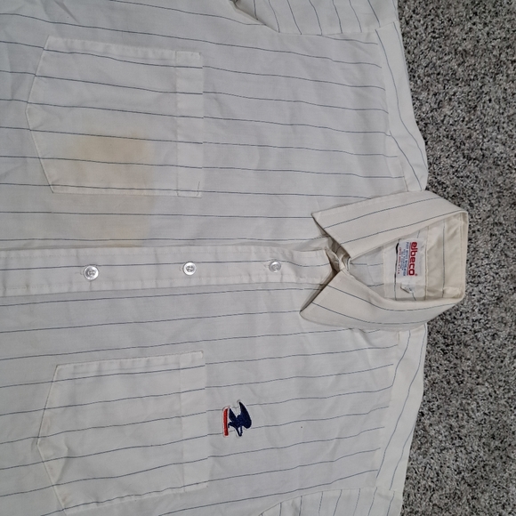 Vintage USPS Delivery Shirt Mens size 17.5 Large Made in USA Elbeco - Picture 3 of 8